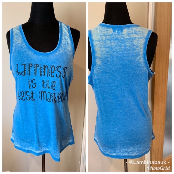 Pink Lotus sleeveless yoga/exercise tee sh… - Picture 1 of 1